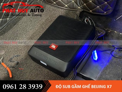 Độ Sub gầm ghế JBL cho xe Beijing X7