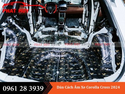 Dán cách âm Vibrofiltr xe Toyota Corolla Cross 2024