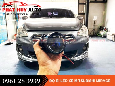 Độ Đèn Bi Led Xe Mitsubishi Mirage