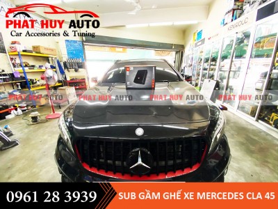 Độ Sub gầm ghế JBL cho xe Mercedes CLA 45