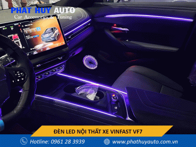 Độ Led nội thất Vinfast VF7