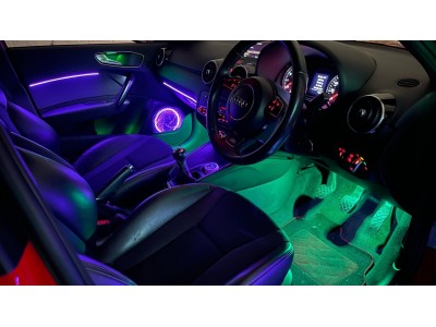Độ đèn led nội thất cho Audi A1