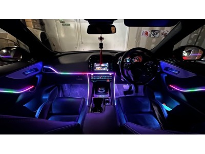 Độ đèn led nội thất xe Jaguar F-Pace