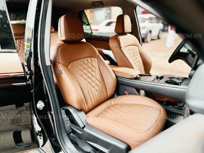 Bọc ghế da Nappa cho Limo Green