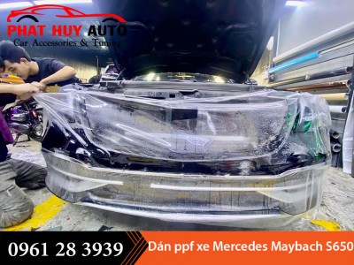 Dán ppf cho xe Mercedes Maybach S650
