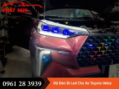 Độ 6 bi led cho xe Toyota Veloz