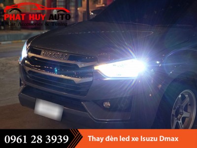Thay bóng đèn led Isuzu Dmax 2024