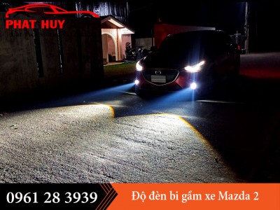 Độ đèn bi gầm xe Mazda 2