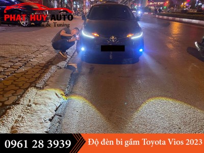 Độ đèn bi gầm Vios 2023