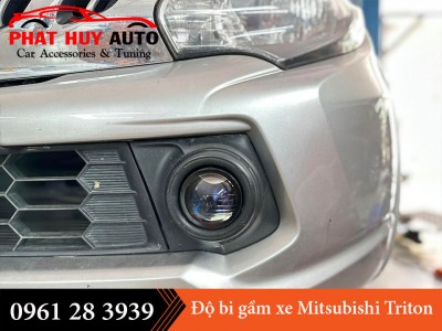 Độ đèn bi gầm xe Mitsubishi Triton
