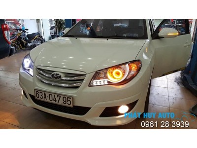 Độ đèn xe Hyundai Avante