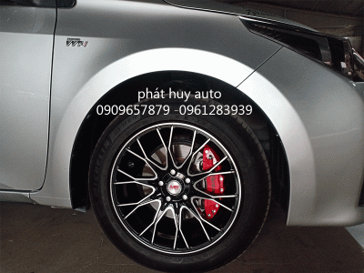 Ốp Phanh Brembo cho xe Toyota Altis