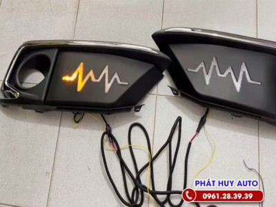 Độ đèn Led gầm trước Honda Civic 2021