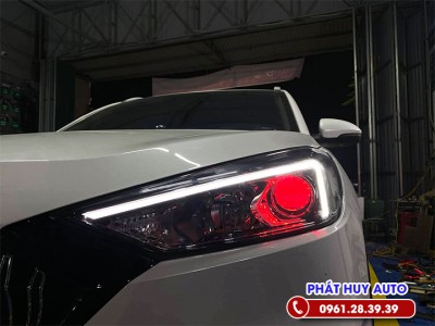 Độ đèn bi led Hyundai Tucson 2020