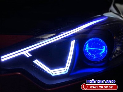 Độ đèn bi led Kia K3