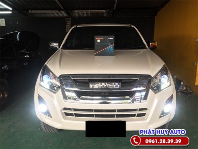 Độ đèn bi Domax Isuzu Mux