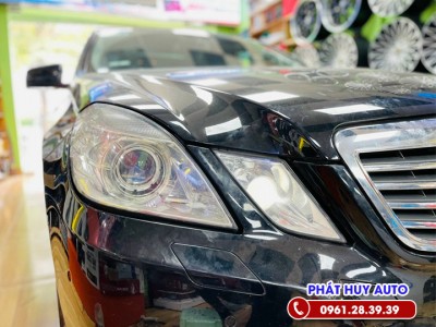 Độ đèn bi led Mercedes E300