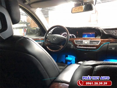 Độ đèn Led nội thất Mecredes S600L