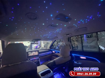 Độ đèn trần sao rơi Kia Carnival 2022