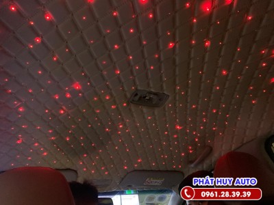 Độ đèn trần sao rơi Vinfast Fadil