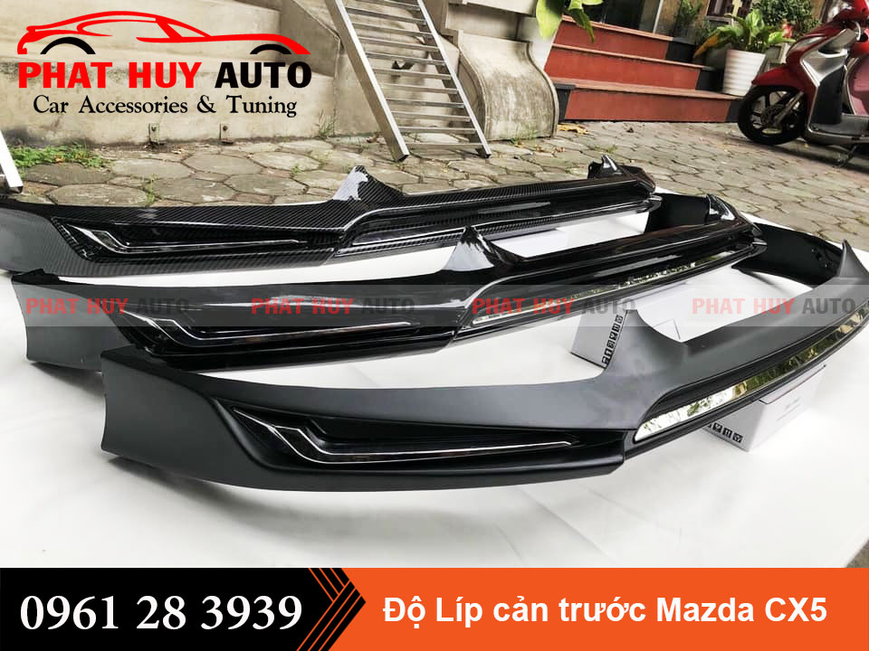 Độ Líp cản trước Mazda CX5 thể thao, giá rẻ