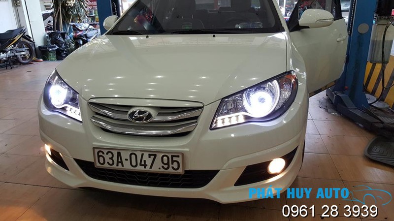 Độ đèn xe Hyundai Avante